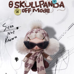 POPMART泡泡玛特θ SKULLPANDA 不想不想系列毛绒公仔挂件盲盒